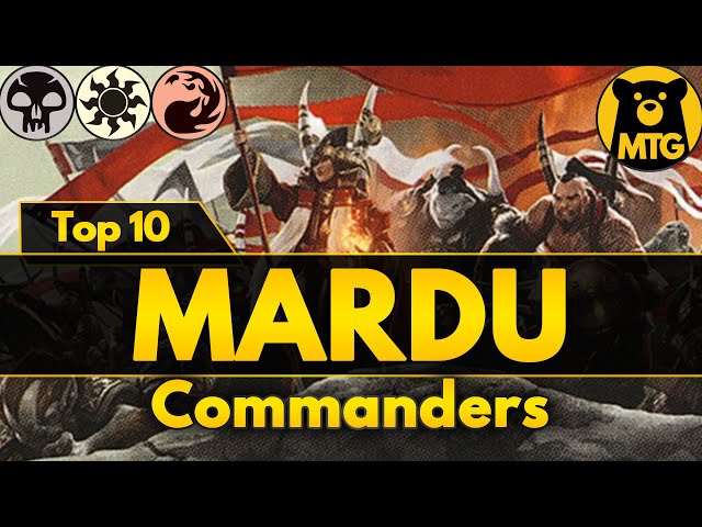 🔴⚪⚫MTG Top 10 |RWB| Mardu Commanders