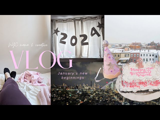 Vlog: January in nyc 🤍 My daughter's 1st birthday