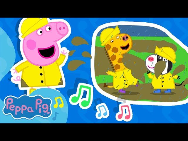 Muddy Puddles Song | Songs in Chinese | Chinese Song for Kids | | 小猪佩奇儿歌 | 少兒歌曲