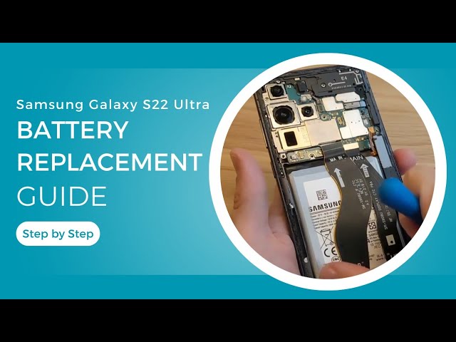 Smartphone Battery Replacement - Everyone can do it! (Samsung Galaxy S22 Ultra)