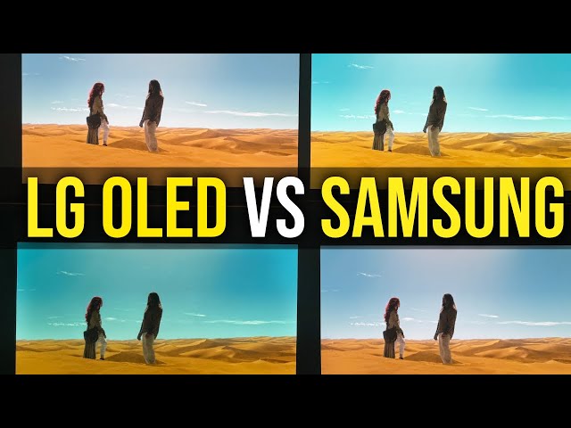 LG vs SAMSUNG | C4 vs S90D vs G4 vs S95D Live Comparison! + Gaming!