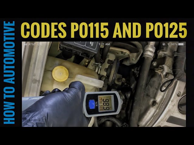 How to Diagnose a Nissan Maxima with Codes P0115 and P0125