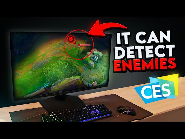 MSI has an AI monitor that can spot enemies! #CES 2024
