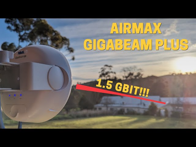 airMAX Gigabeam Plus - 1.5Gbit wireless connection
