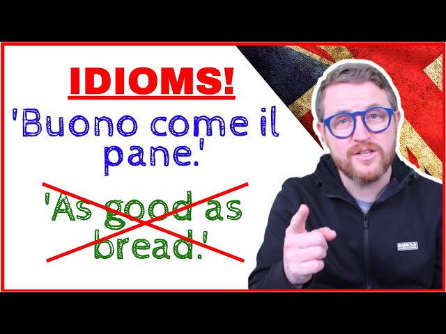 🤔Come si dice questi IDIOM Italiani in INGLESE?