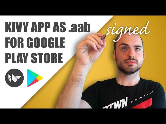 Build & Sign Kivy Python App (.aab) with Buildozer for Google Play Store (without Android Studio)