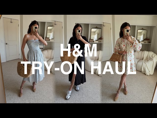 H&M SUMMER TRY ON HAUL - Dresses haul | The Allure Edition