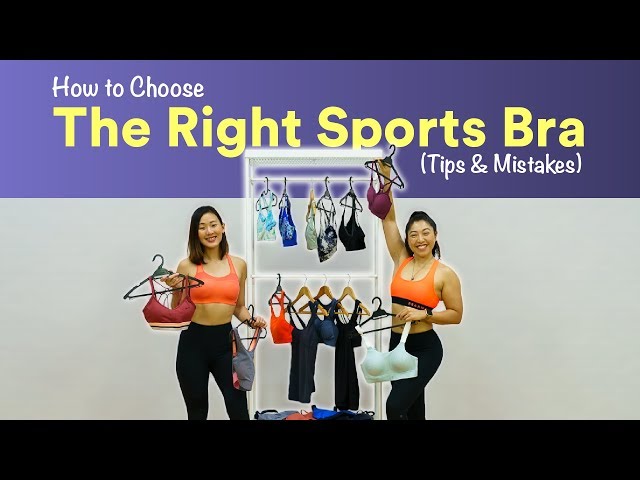 How to Choose the Right Sports Bra (Tips & Mistakes!) | Joanna Soh