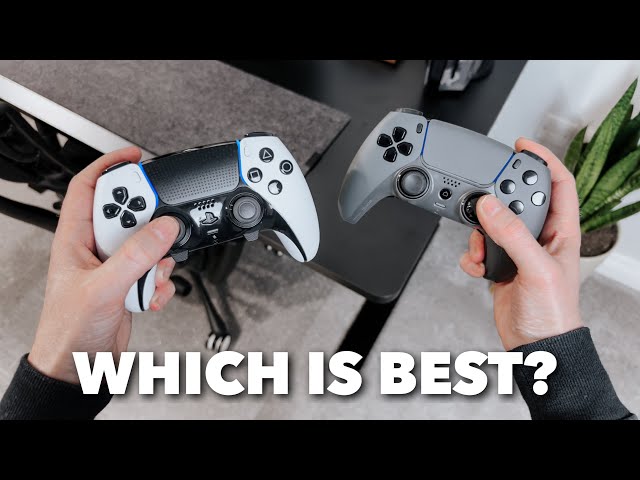 PS5 DualSense Edge vs SCUF Pro Controller