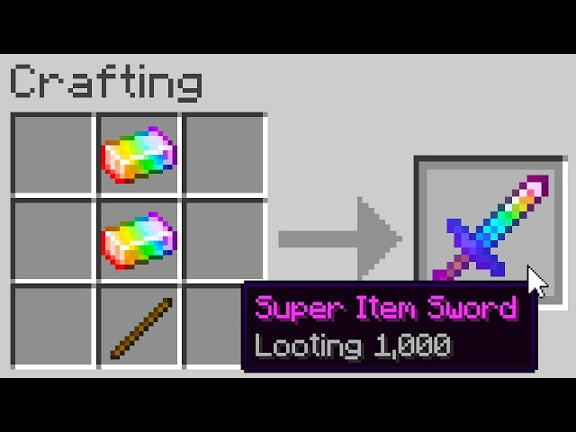 Minecraft, But Every Item Is Super...