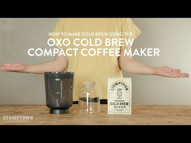 How to Make Cold Brew using the Oxo Cold Brew Compact Coffee Maker