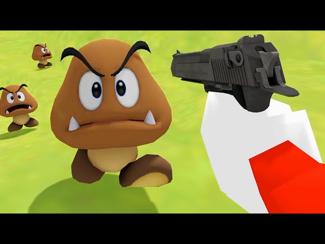 Super Mario 64 as a First Person Shooter