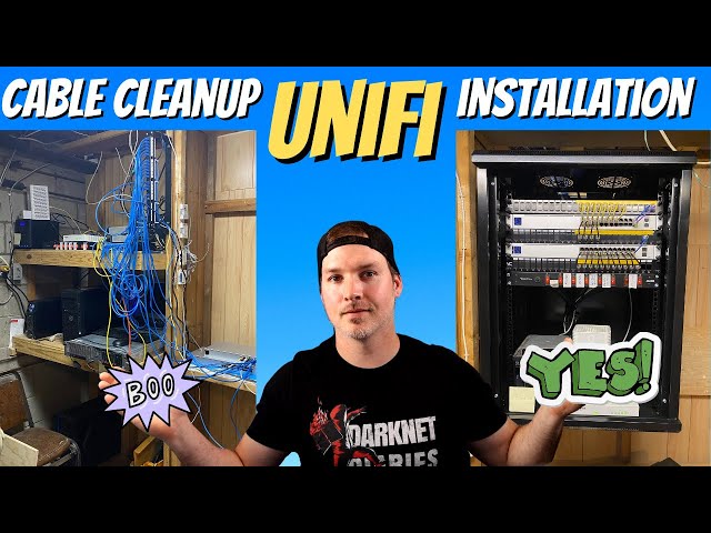 Cable Cleanup and Unifi Installation