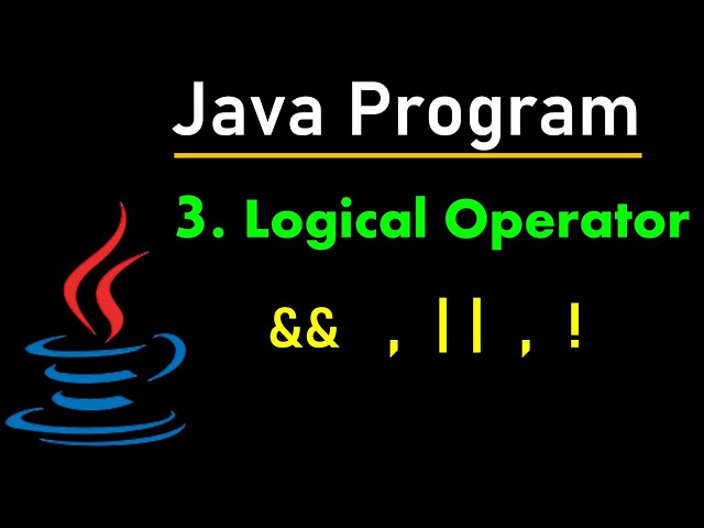 Logical Operators Example in Java (Hindi) | Learn Coding