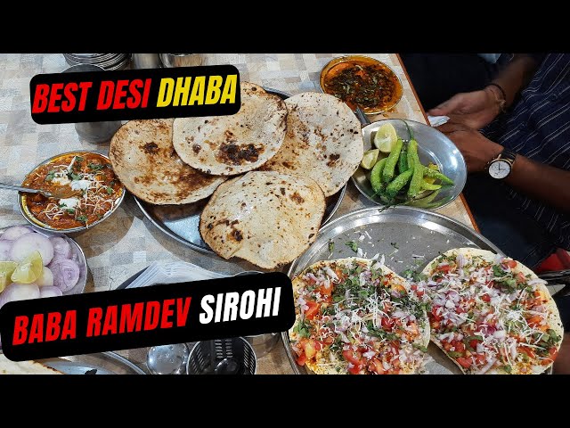 Traditional Desi Dhaba | Desi Ghee Food |Street Food India | Best Desi Food |  Mount Abu - Sirohi