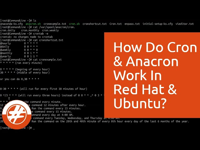 027 - How To Schedule Jobs Using Cron & Anacron In Ubuntu And Red Hat Linux