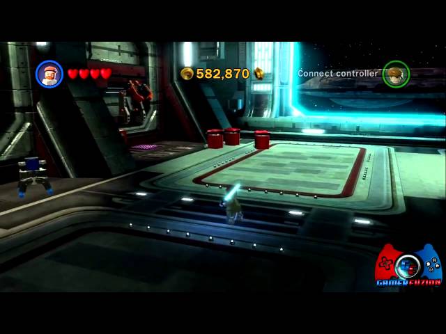 Lego Star Wars III The Clone Wars All Red Power Bricks Locations Part 2 (XBOX 360, PS3, PC, Wii)