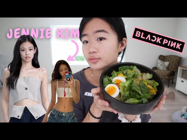 eating like JENNIE from BLACK PINK for 24HRS
