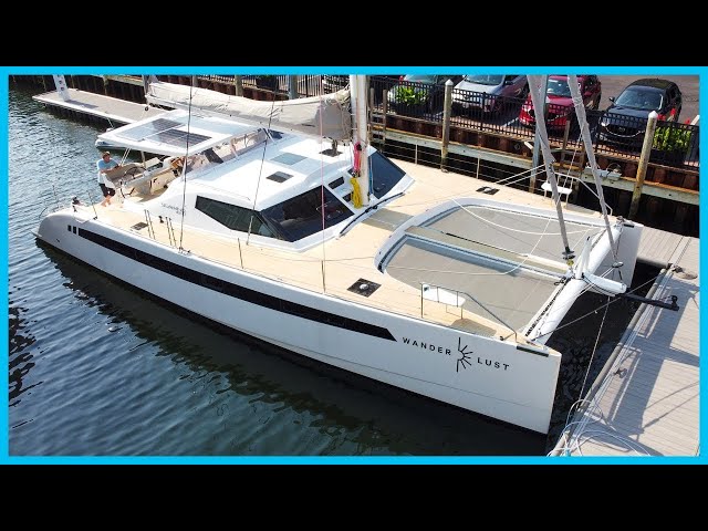 The BEST Production Catamaran on the Market? [Full Tour] Learning the Lines