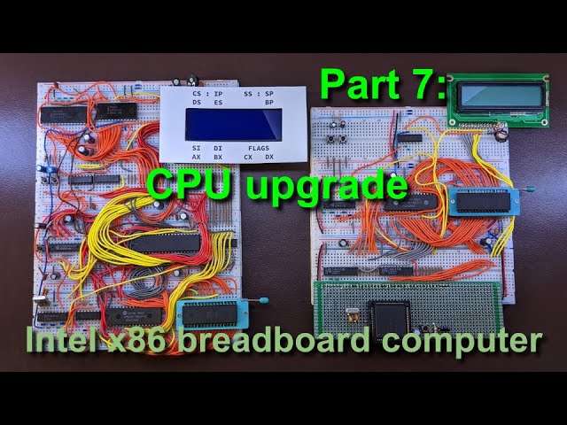 CPU upgrade - 16-bit Intel x86 breadboard computer [part 7]