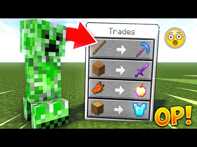 Minecraft But Every Mob Trade OP Items!