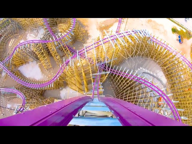 Iron Gwazi POV   Busch Gardens Tampa - New Roller Coaster!