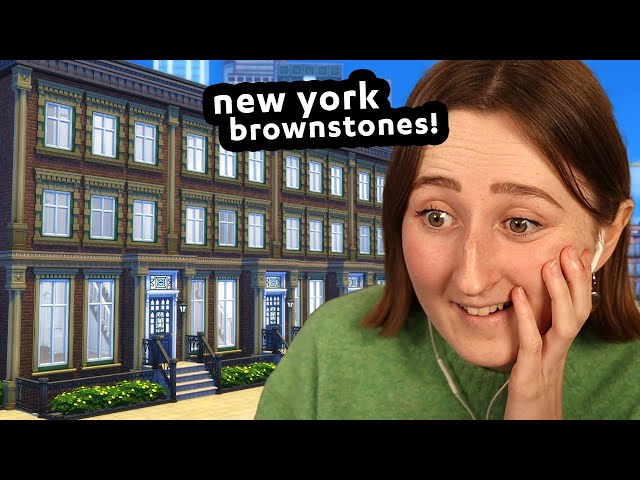 recreating*realistic* new york brownstones in the sims