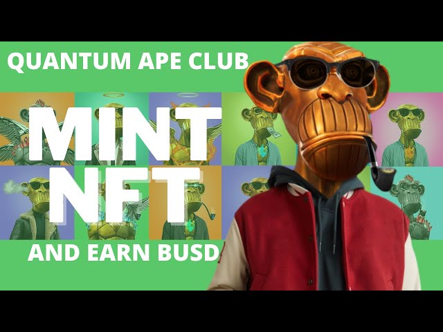 MINT NFT AND EARN PASSIVE INCOME | QUANTUM APE CLUB