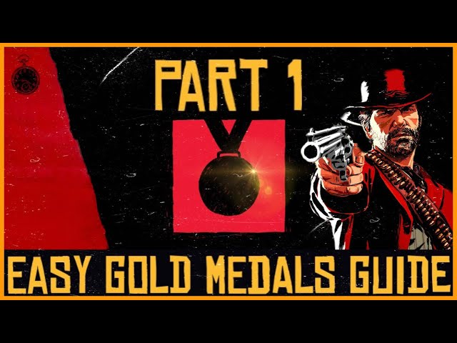 Red Dead Redemption 2 14 Easy Gold Medals  - Part 1 (Gold Rush)