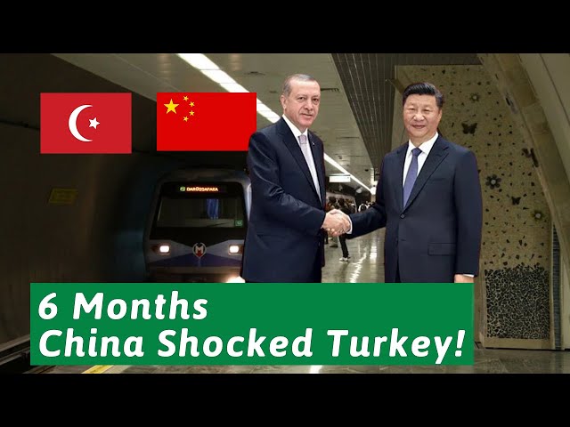 Shocking! China helped Turkey build its first subway, which was delivered in only 6 months
