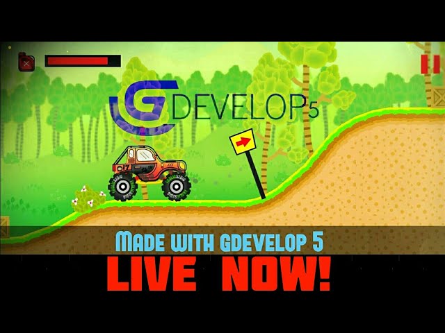 Game made with Gdevelop 5 true physics game for Android (LIVE NOW!) download link in description