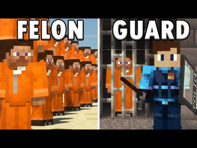1000 Players Simulate Prison in Minecraft