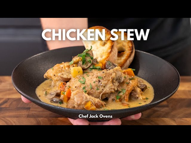 Chicken and Mushroom Stew Recipe | Easy and Flavourful