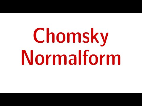 Chomsky-Normalform