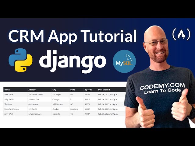 Django Project – Code a CRM App Tutorial