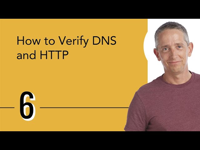 How to Verify DNS and HTTP
