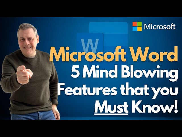 Microsoft Word - 5 Mind Blowing Features that You Must Know!