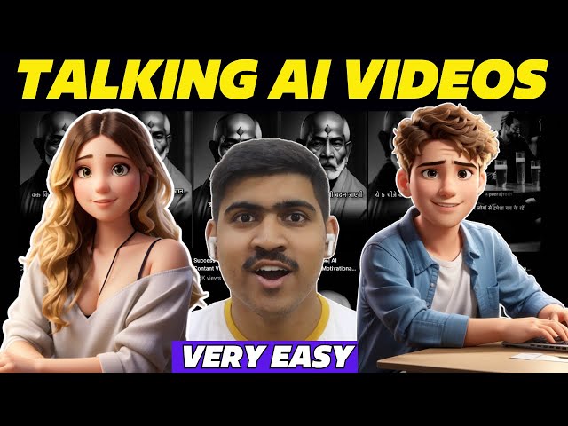 TALKING AI videos ✅ | Create Talking AI Video For Free - Very Easy Steps in Hindi