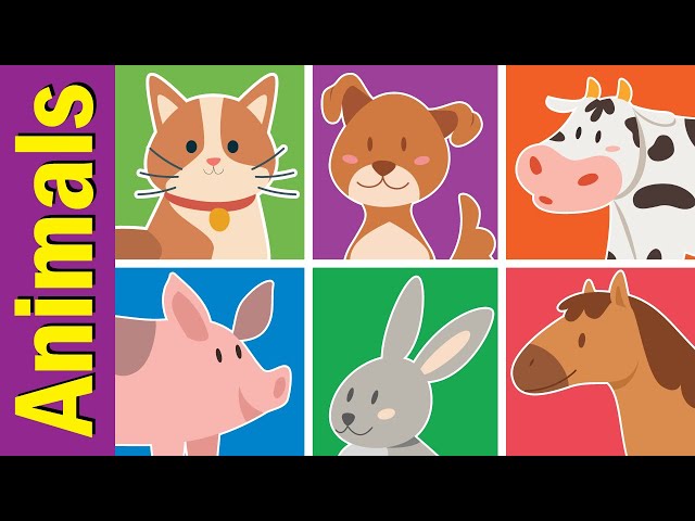 Farm Animals Vocabulary Chant for Children | Fun Kids English