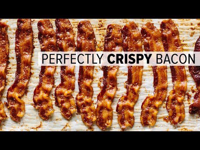HOW TO COOK BACON IN THE OVEN | easy, crispy and no mess!