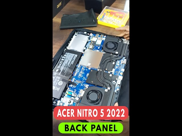 Acer Nitro 5 12500H RTX 3050 - RAM Upgrade Back Panel #shorts