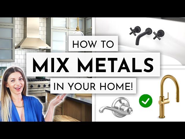 HOW TO MIX METALS LIKE AN INTERIOR DESIGNER! ✨