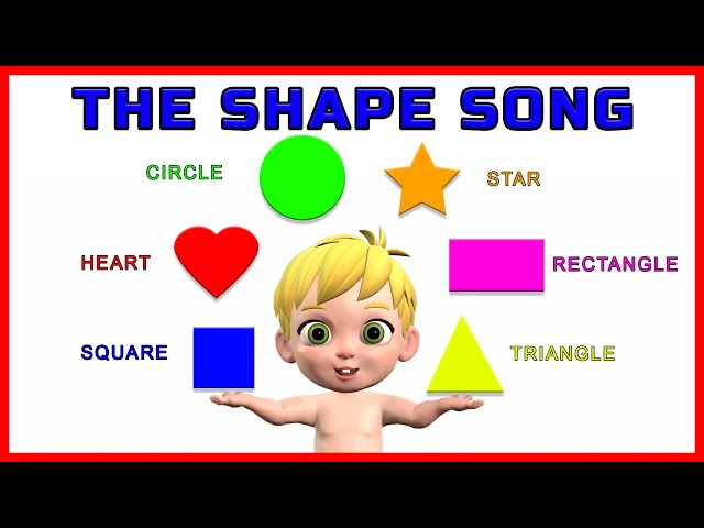 Shapes Name | Poems for Kids | Toddler Songs | Kids Movies | Preschool and Kindergarten Videos