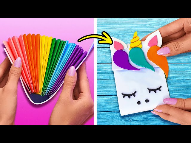 CUTE SCHOOL CRAFTS AND DIY BACK TO SCHOOL PROJECTS 🦄