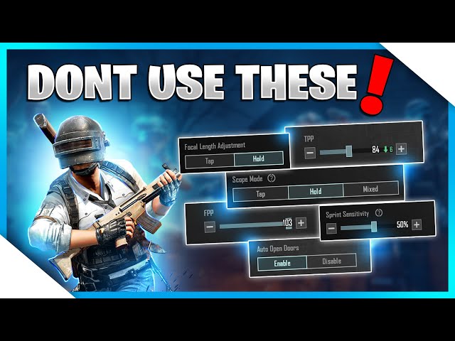 CHANGE THESE SETTINGS IMMEDIATELY IN PUBG/BGMI | TIPS AND TRICKS GUIDE/TUTORIAL
