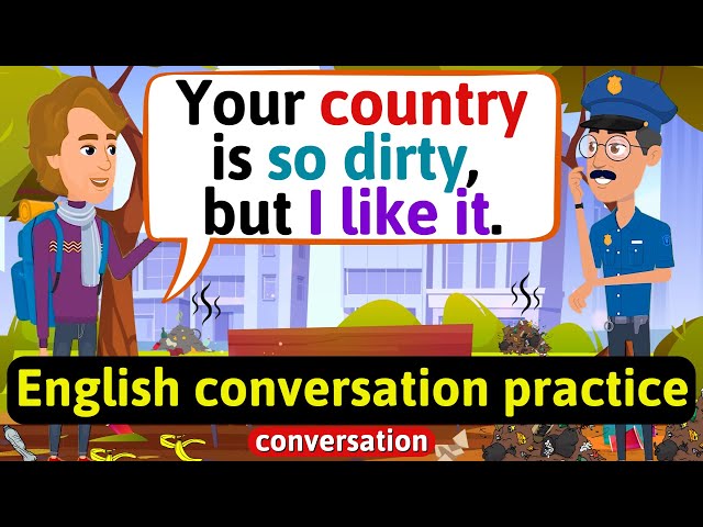 Practice English Conversation to Improve Speaking Skills (Tourist) English Conversation Practice