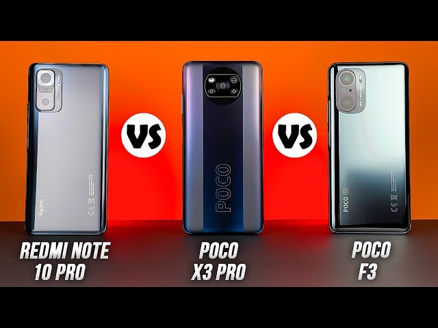 REDMI NOTE 10 PRO vs POCO X3 PRO vs POCO F3 - Выбрали Лучший Xiaomi!