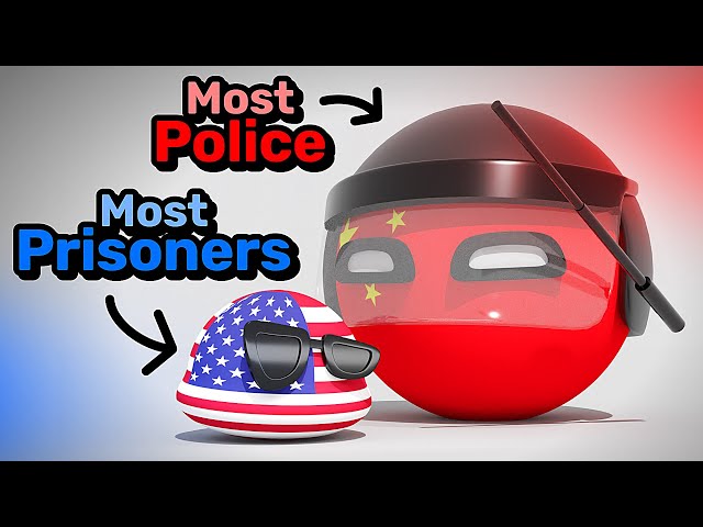 COUNTRIES SCALED BY LAW & ORDER | Countryballs Compilation