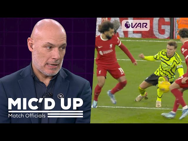 "It didn't reach the right outcome!" Odegaard handball v Liverpool | Match Officials Mic'd Up