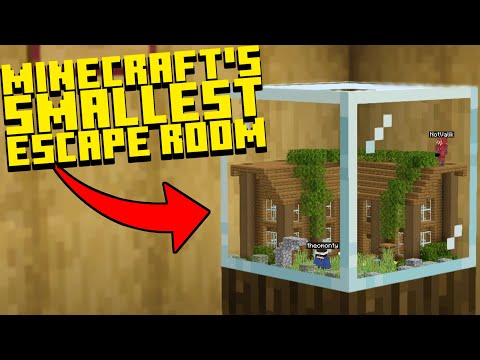 I made minecraft's smallest escape room